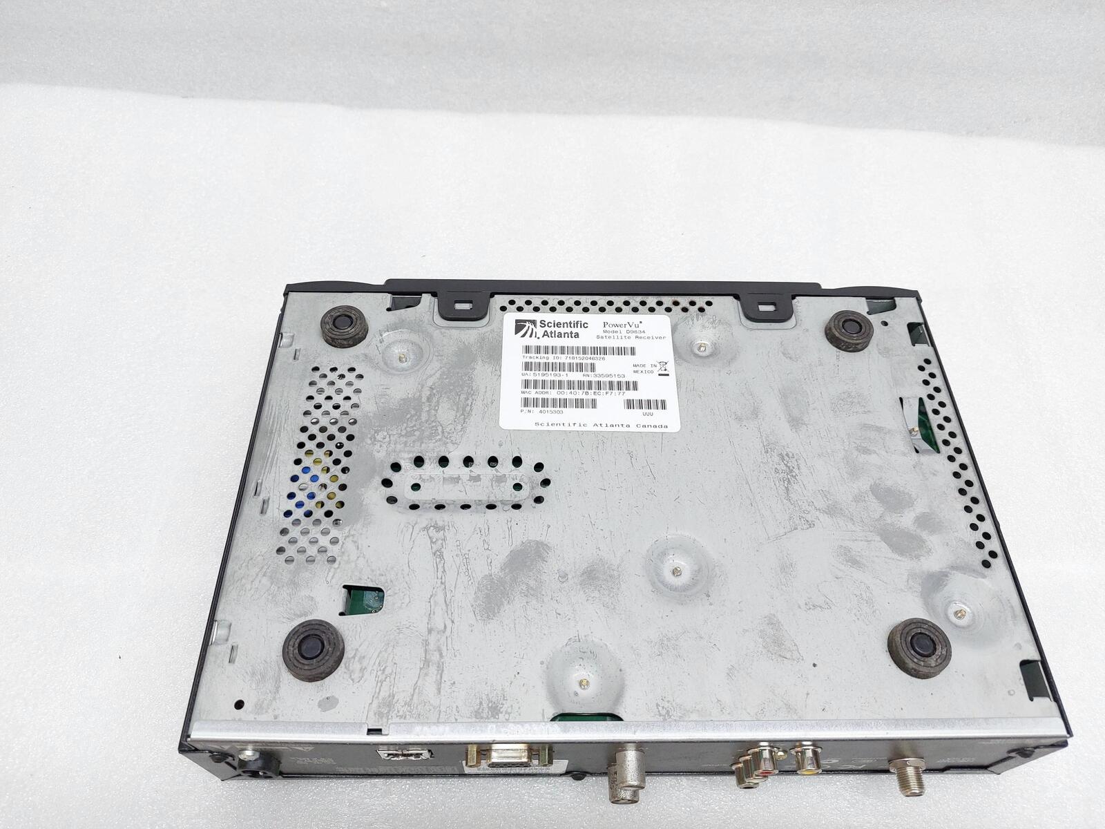 SCIENTIFIC ATLANTA POWERVU D9834 SATELLITE RECEIVER 4015303
