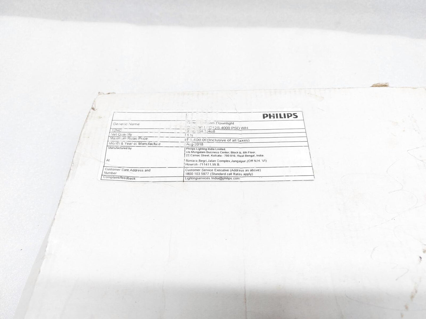 PHILIPS DN393B LED12S PSD LED LIGH WITH XITANIUM 9290 008 637 LED DRIVER