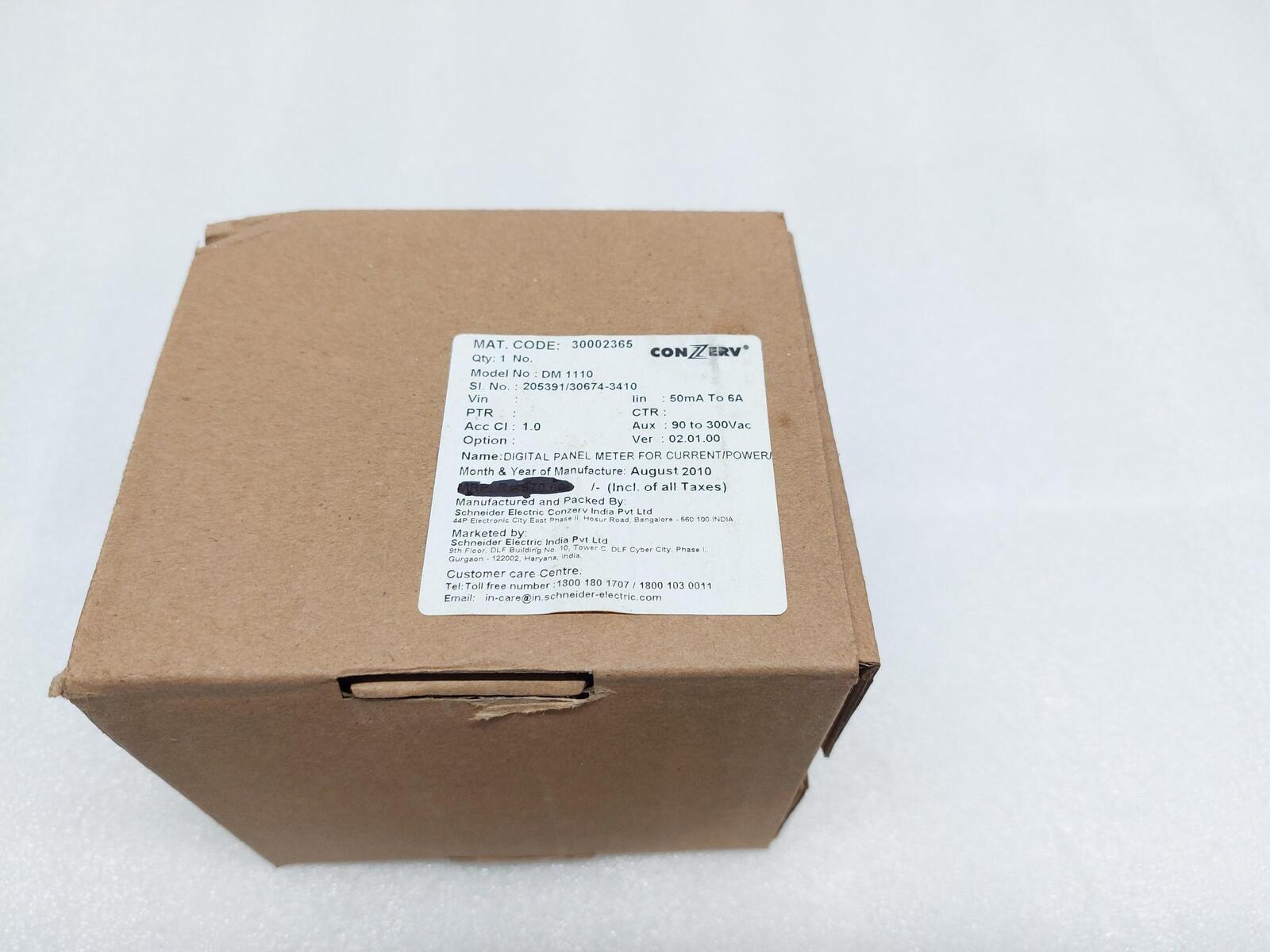CONZERV DM1110 DIGITAL PANEL AMPERE METER