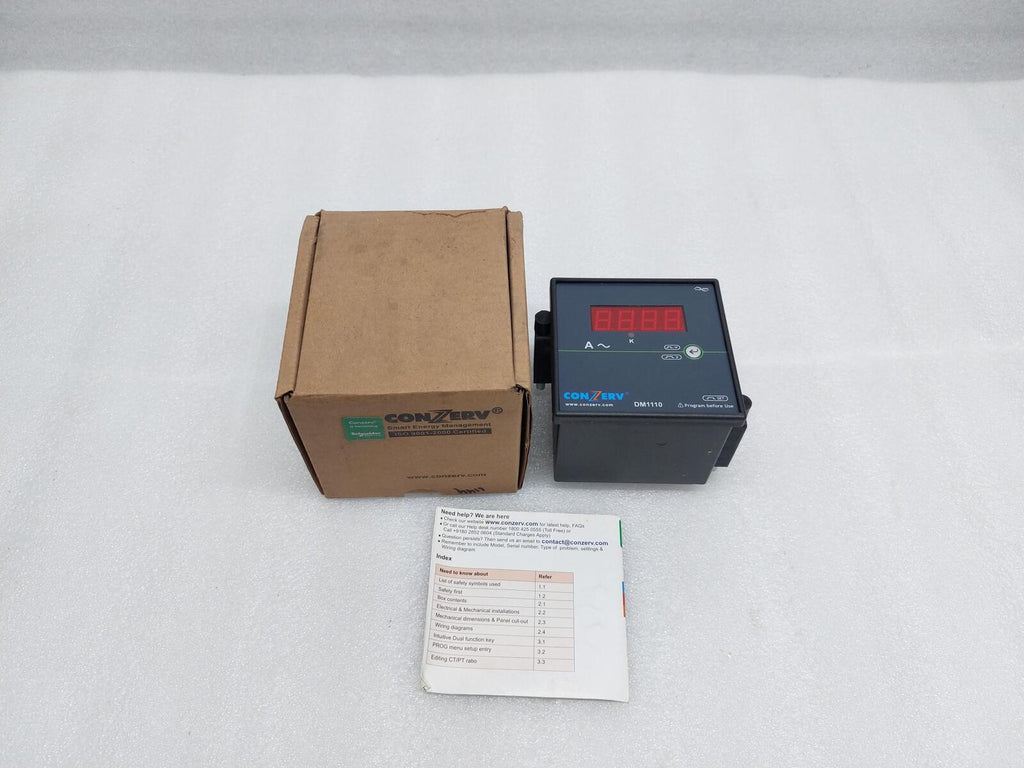 CONZERV DM1110 DIGITAL PANEL AMPERE METER