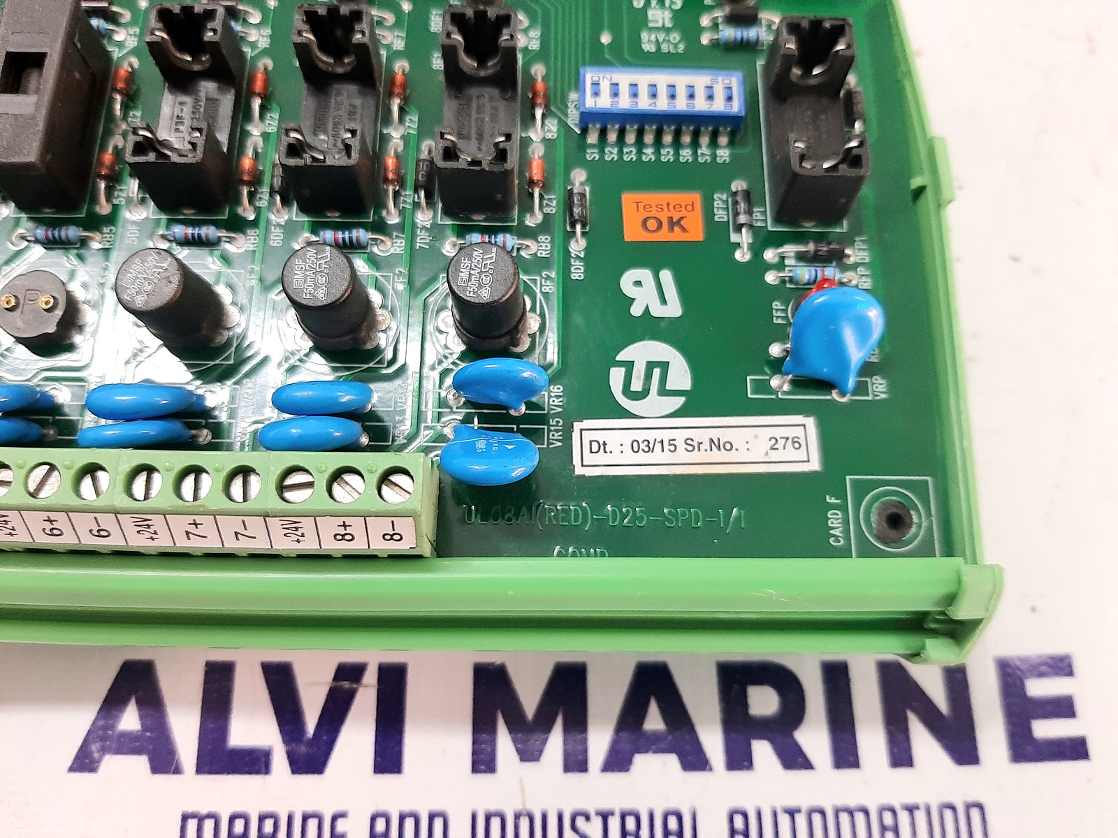 UL AUTOMATION ULD8AI(RED)-D25-SPD-1/1 PCB CARD