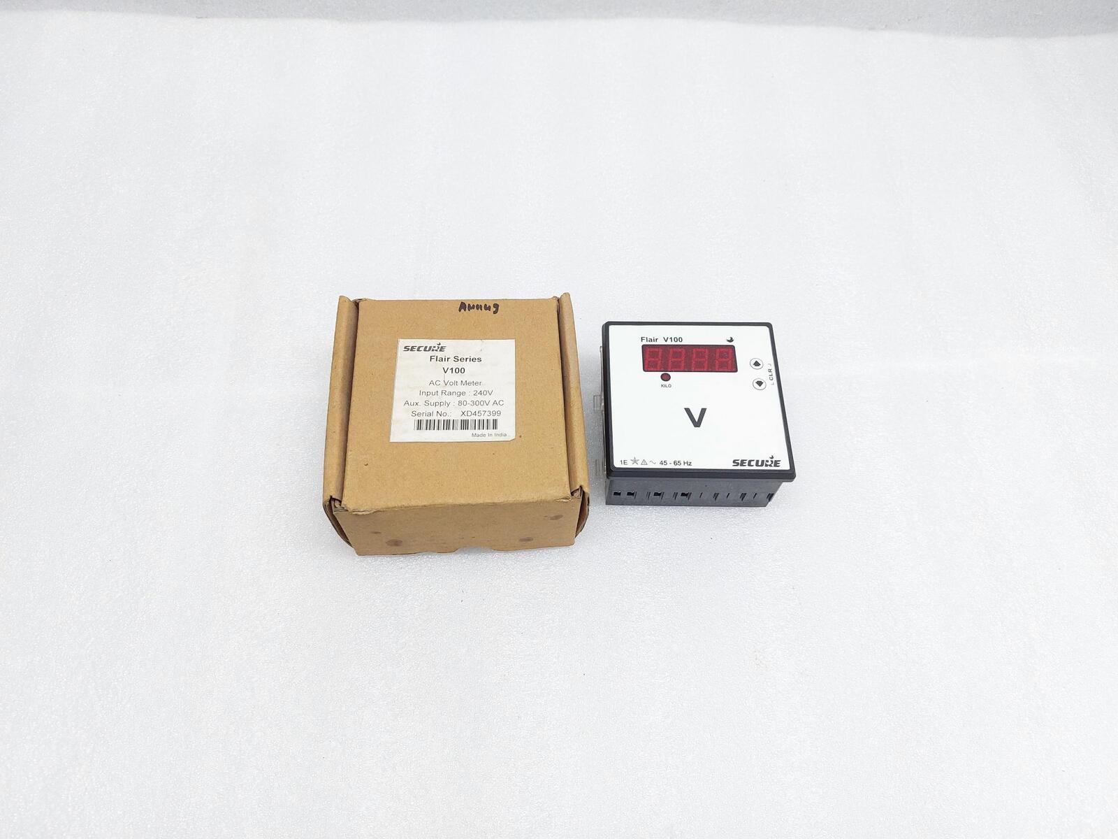 SECURE FLAIR SERIES V100 AC VOLT METER