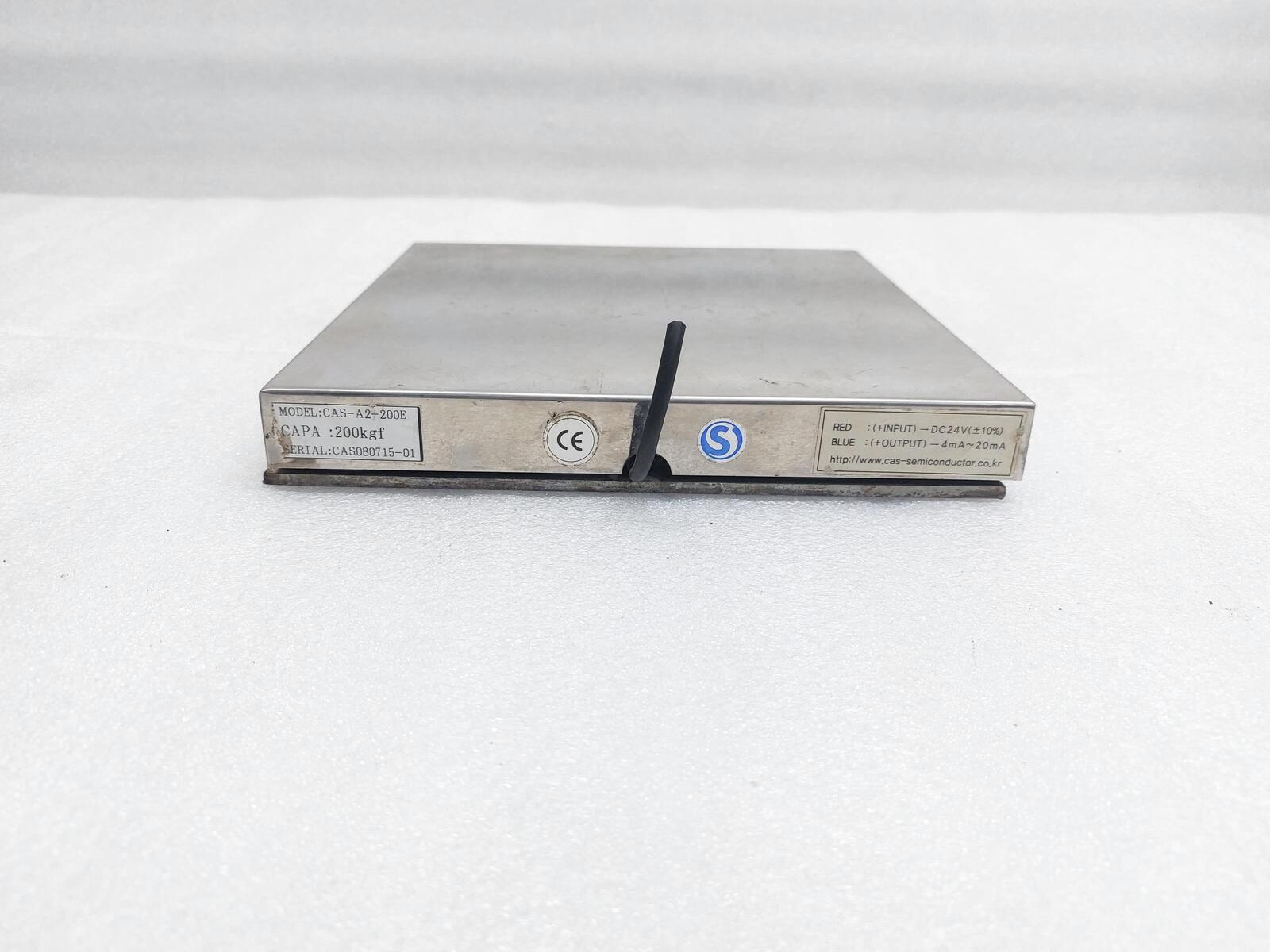 CAS-SEMICONDUCTOR CAS-A2-200E GAS CABINET CYLINDER SCALE INERT GAS