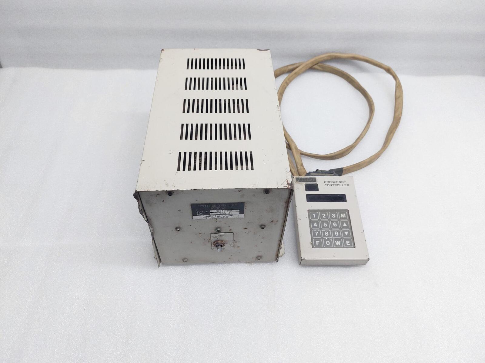 ANRITSU RZ106A SYNTHESIZER UNIT WITH FREQUENCY CONTROLLER