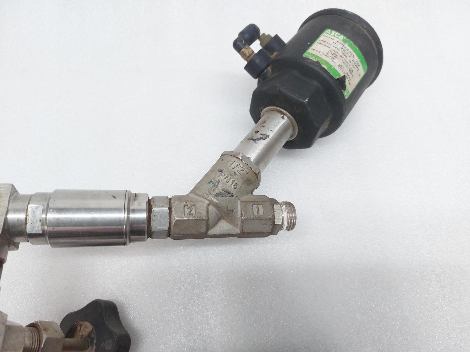 ASCA E290A045 NIX PNEUMATIC VALVE WITH FITTING