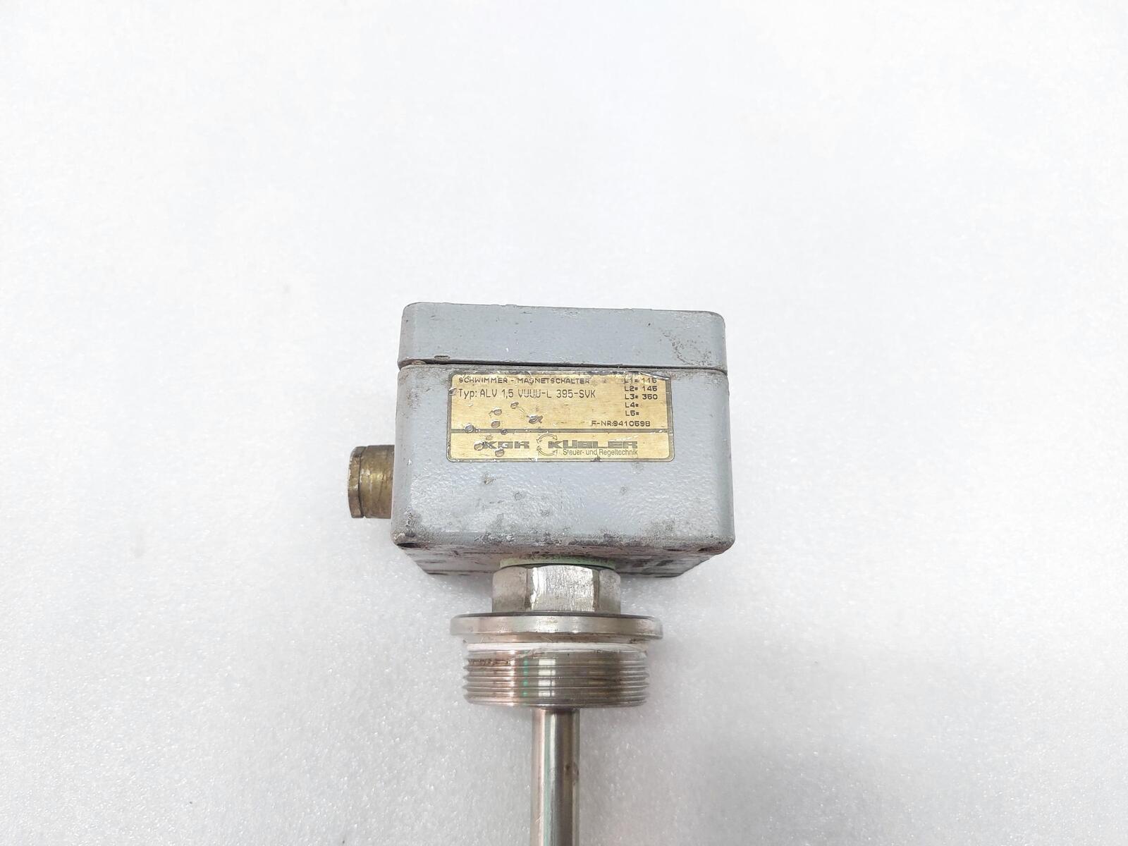 KGR KUBLER ALV 1.5 VUUU-L 395-SVK FLOAT MAGNET SWITCH