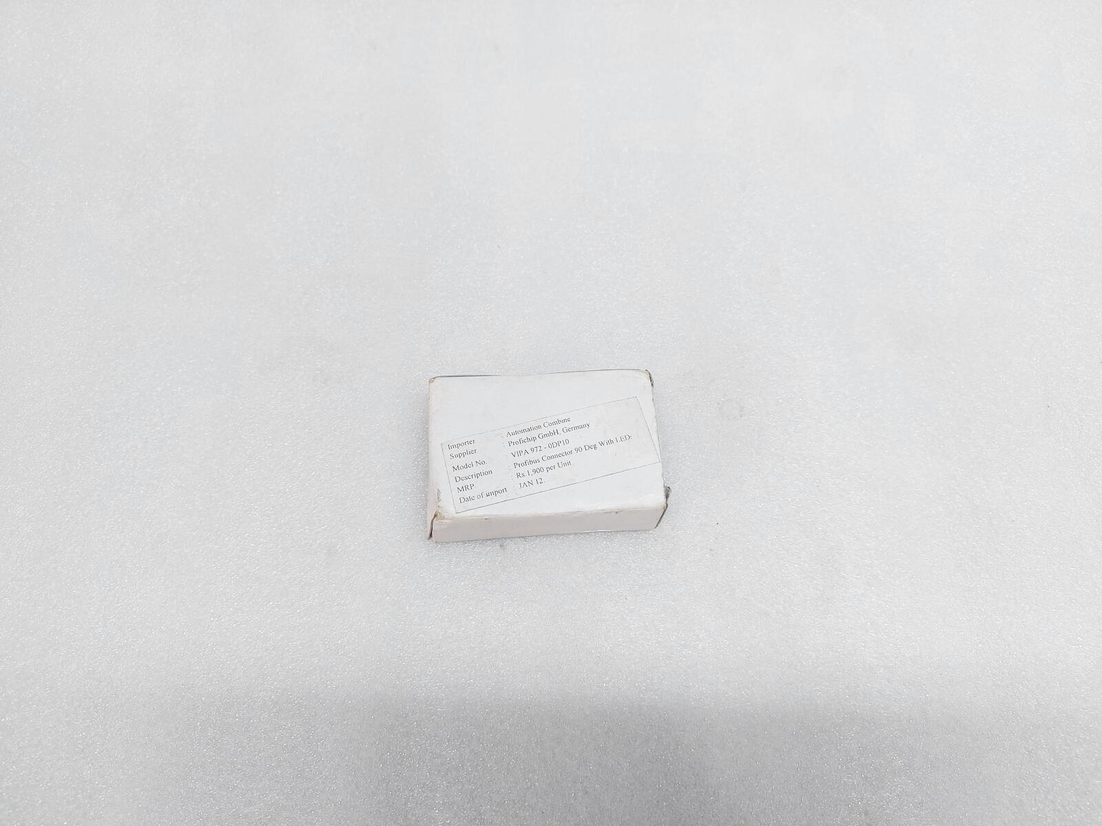 VIPA 972-0DP10 PROFIBUS CONNECTOR 90 DEG WITH LED
