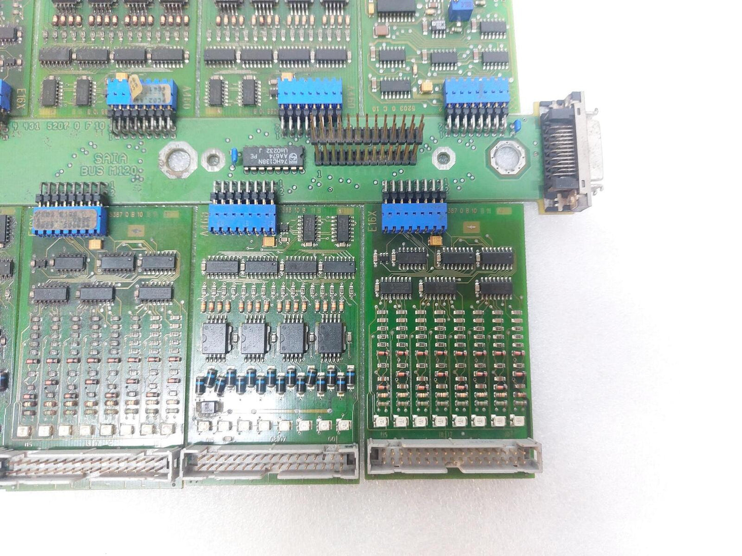 SAIA BUS M120 4 431 5207 0 F 10 PCB CARD 387 0 8 10 5203 0 C 10