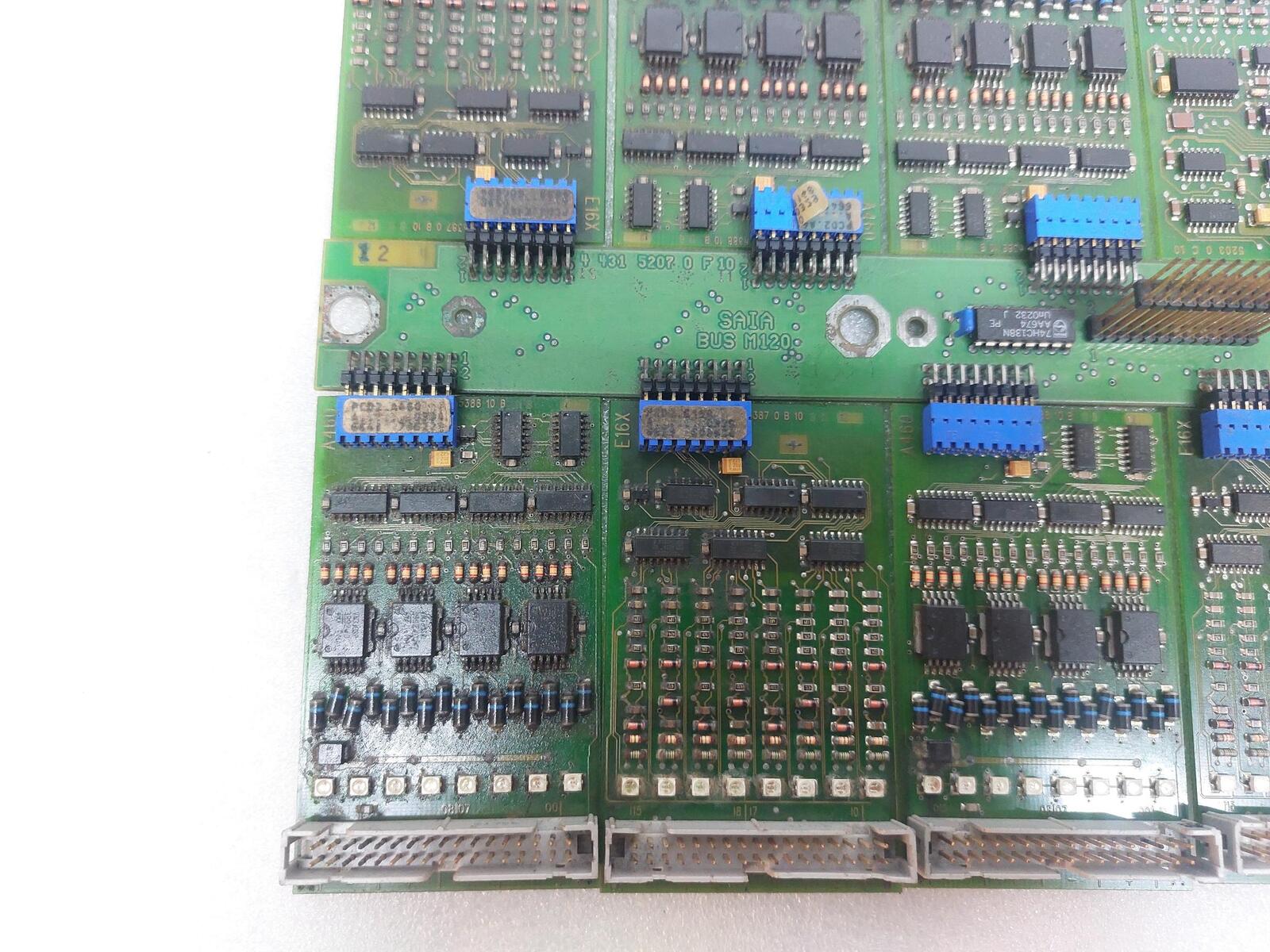 SAIA BUS M120 4 431 5207 0 F 10 PCB CARD 387 0 8 10 5203 0 C 10