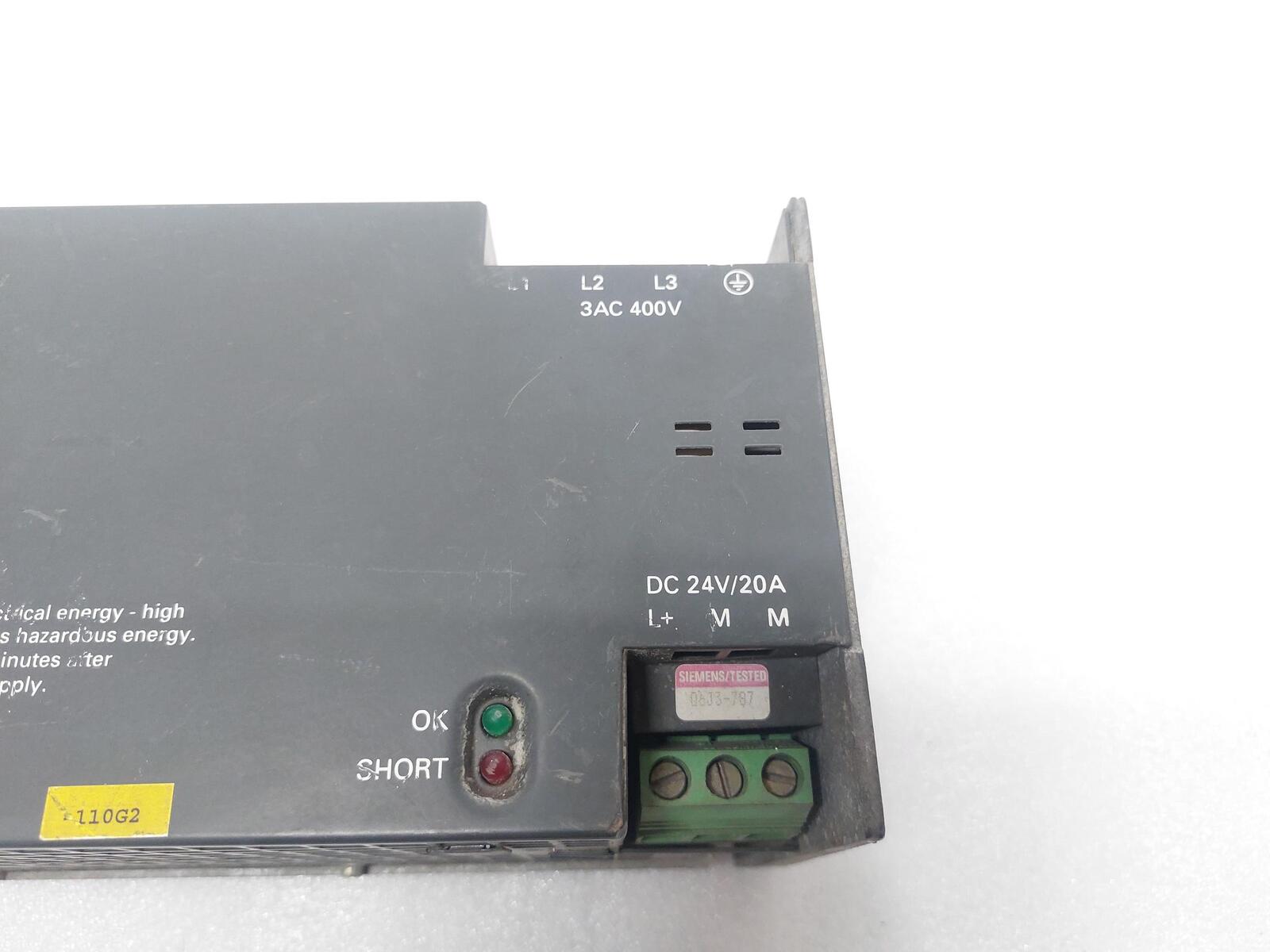 SIEMENS SITOP POWER 20 6EP1436-1SL11 POWER SUPPLY