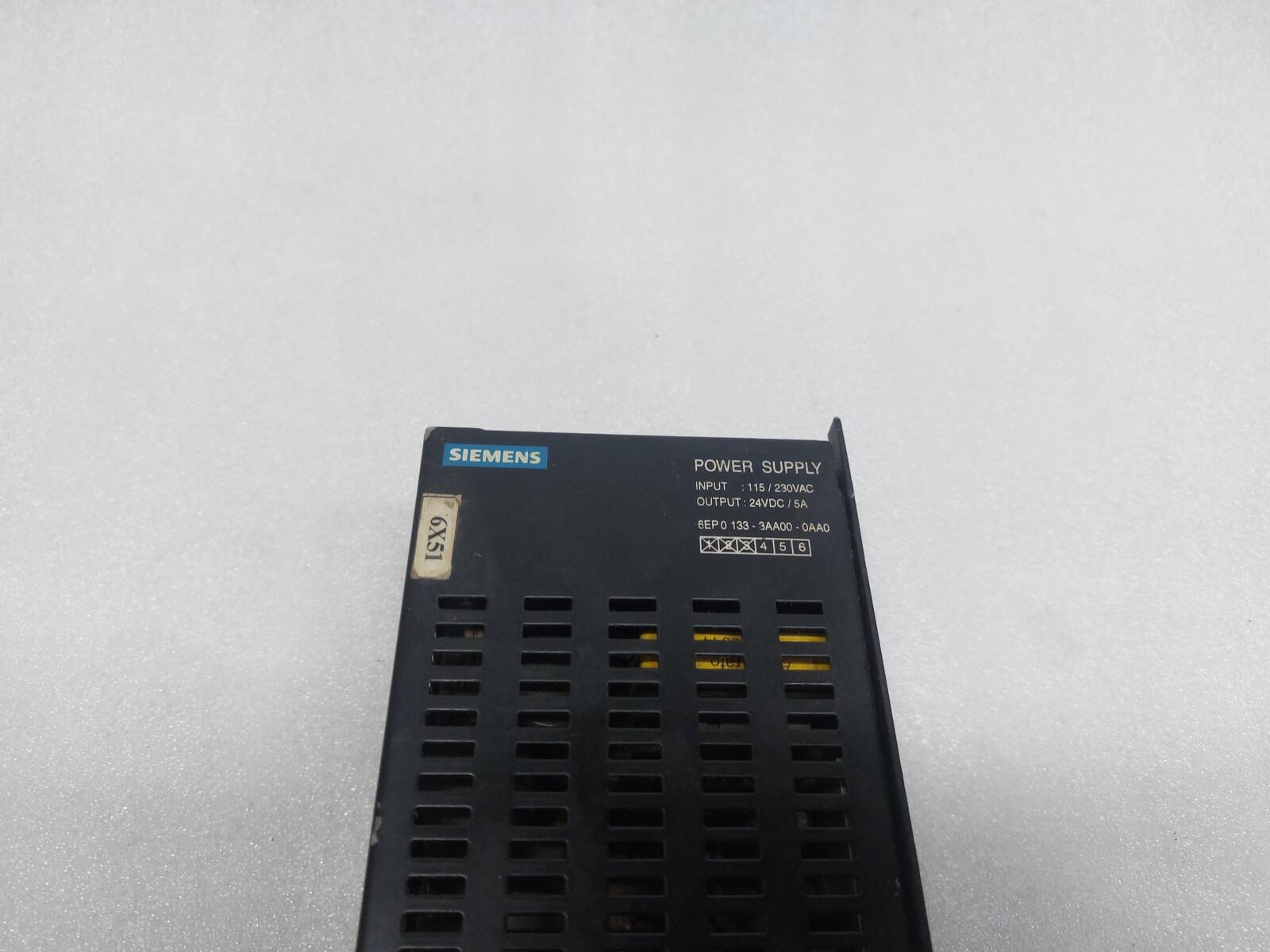 SIEMENS 6EP0 133-3AA00-0AA0 POWER SUPPLY