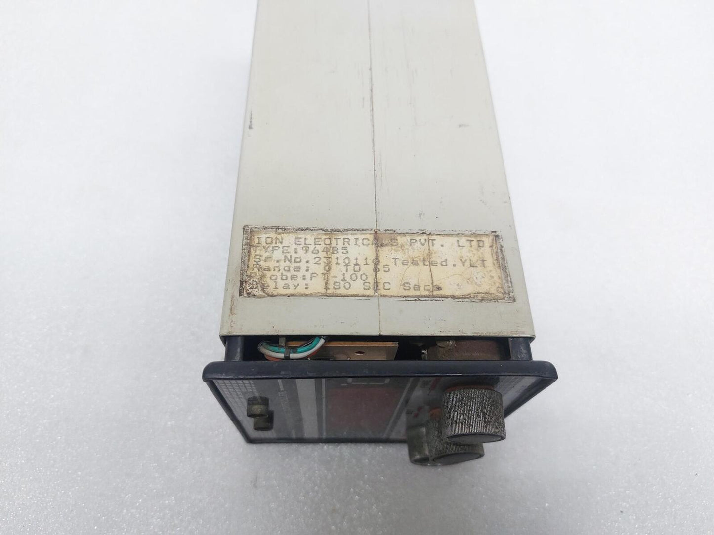 ION ELECTRICALS 96485 TEMPERATURE CONTROLLER