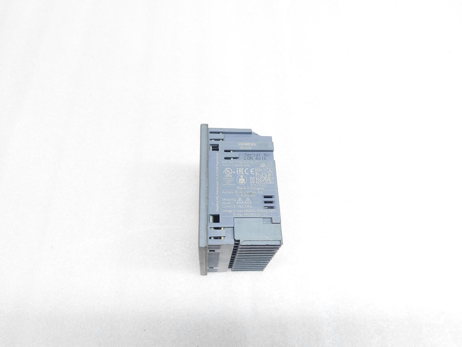 SIEMENS SENTRON PAC3200 7KM2112-0BA00-3AA0 POWER METER