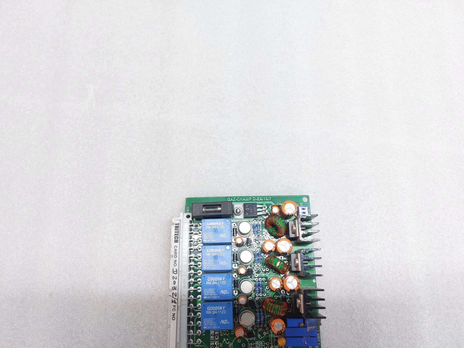 TRITECH GAZ-CHAMP D-EX/10/7 PCB CARD D2032/1