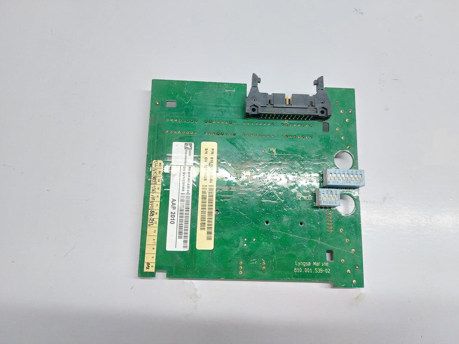 LYNGSO MARINE 810.001.539-02 PCB CARD 810.001.630-004