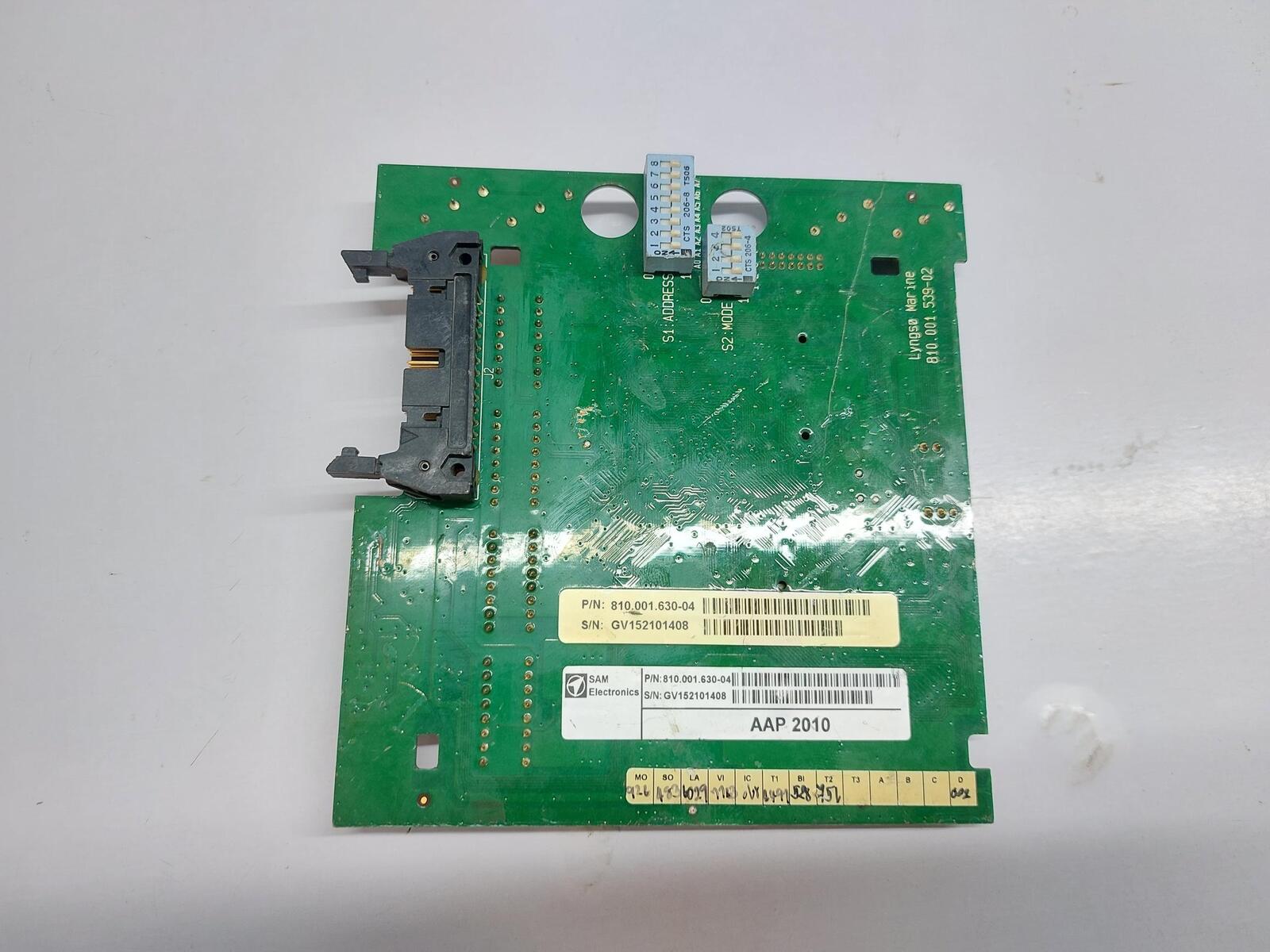 LYNGSO MARINE 810.001.539-02 PCB CARD 810.001.630-004