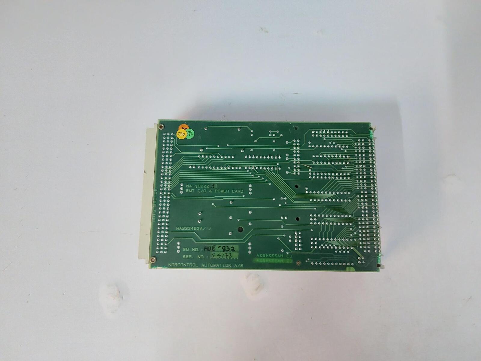 NORCONTROL HA332402A/A/A EMT I/O & POWER CARD NA-1E222