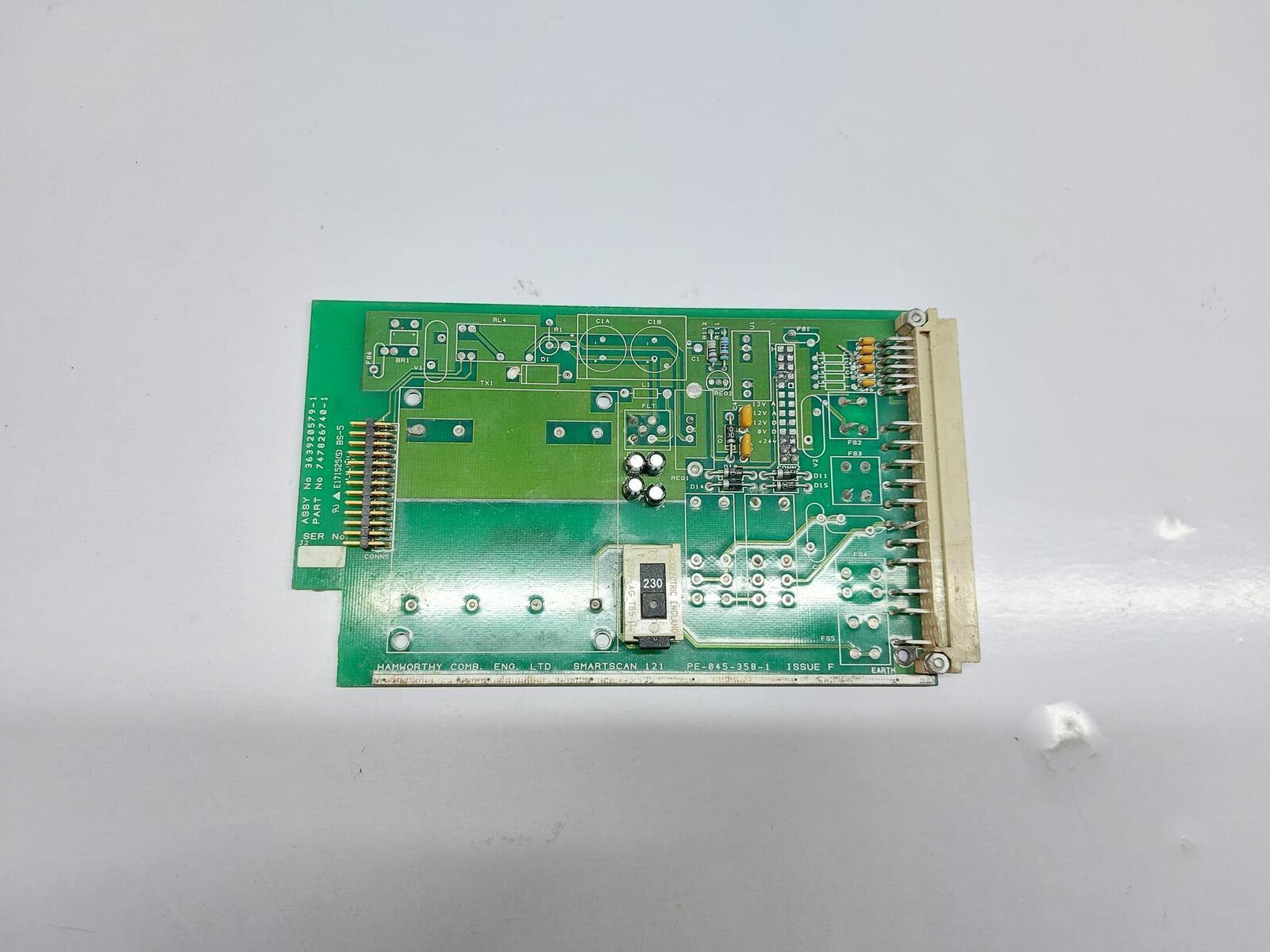 HAMWORTHY SMARTSCAN 121 PE-045-358-1 FLAME SCANNER CARD 363920579-1