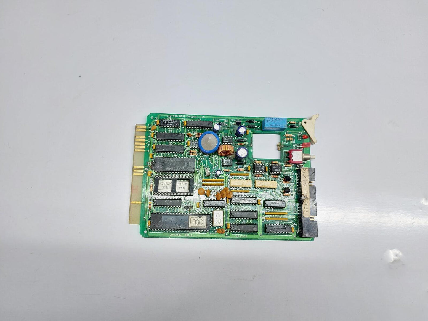 HYUNDAI STD-K105 WCVF ENCODER BOARD 204C1583 SUB_A