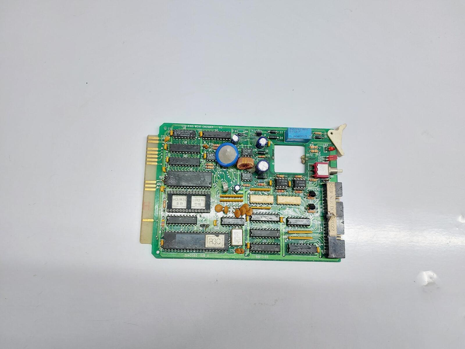 HYUNDAI STD-K105 WCVF ENCODER BOARD 204C1583 SUB_A