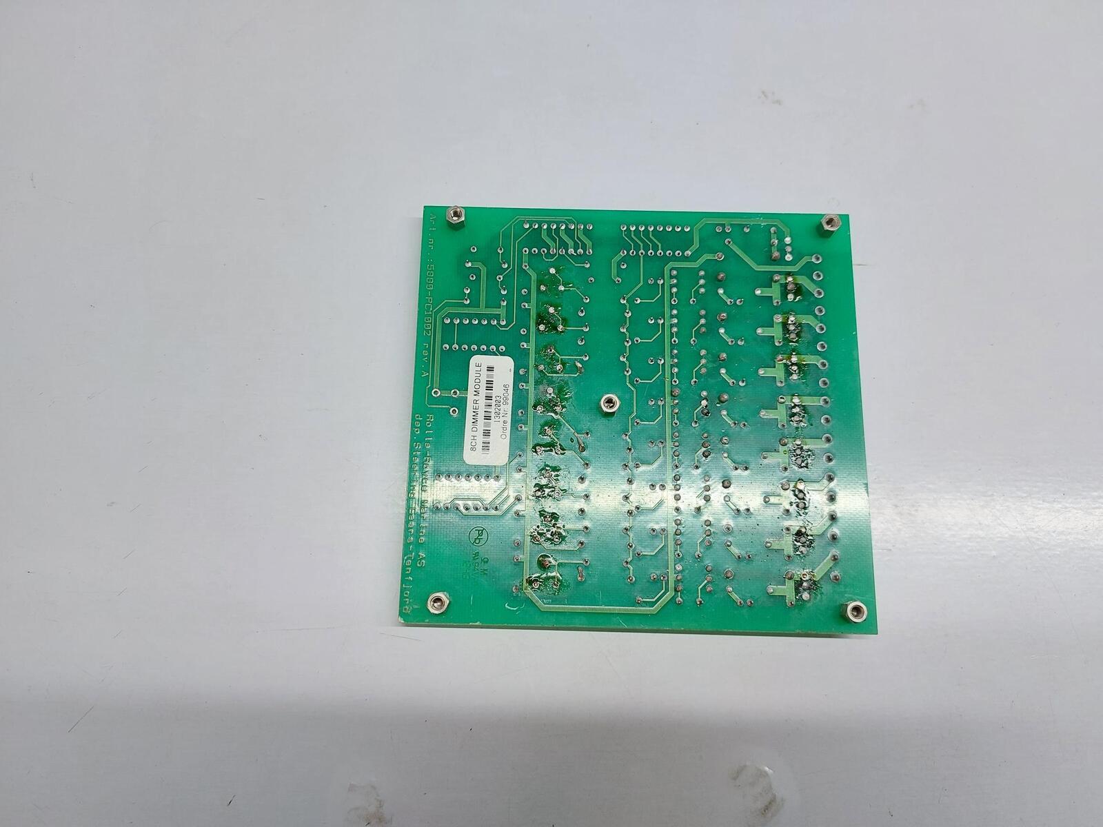 ROLLS-ROYCCE 5880-PC1002 REV.A DEP. STEERING GEARS-TENFJORD PCB CARD 99046