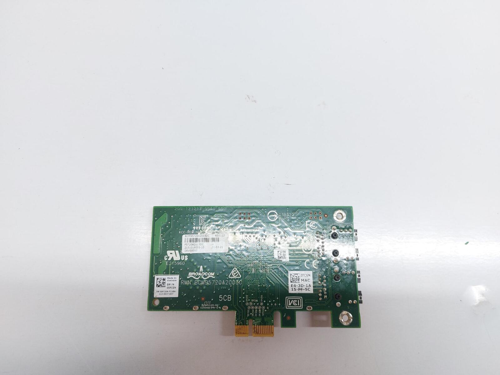 BROADCOM KCC-REM-BCM-95720A2003G PCB CARD 2151018055-10