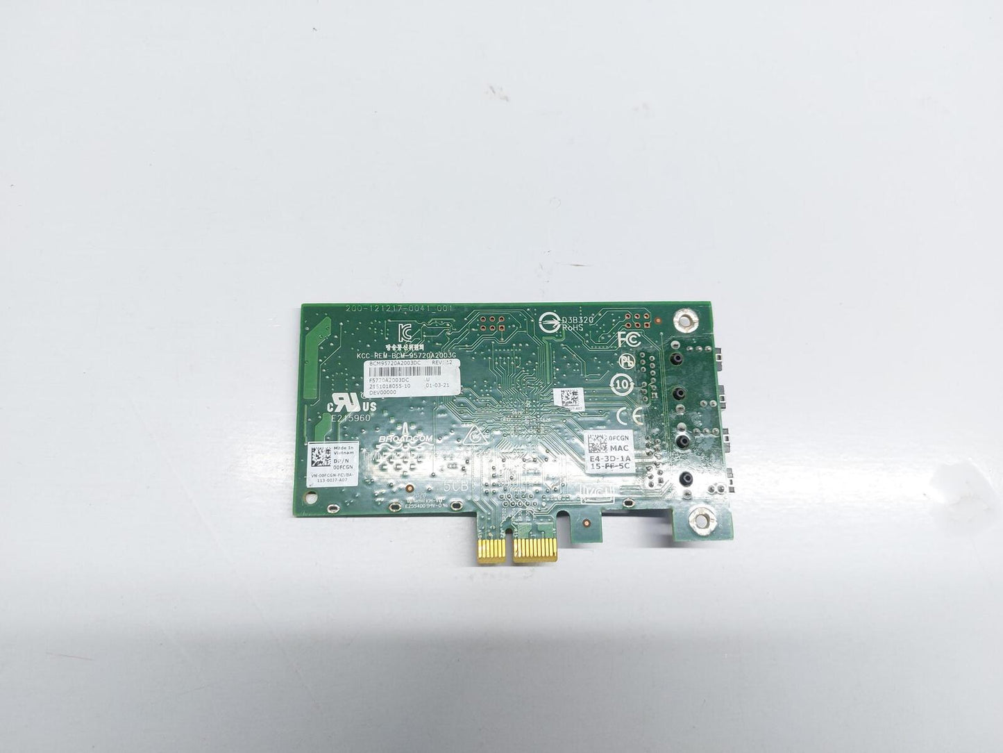 BROADCOM KCC-REM-BCM-95720A2003G PCB CARD 2151018055-10