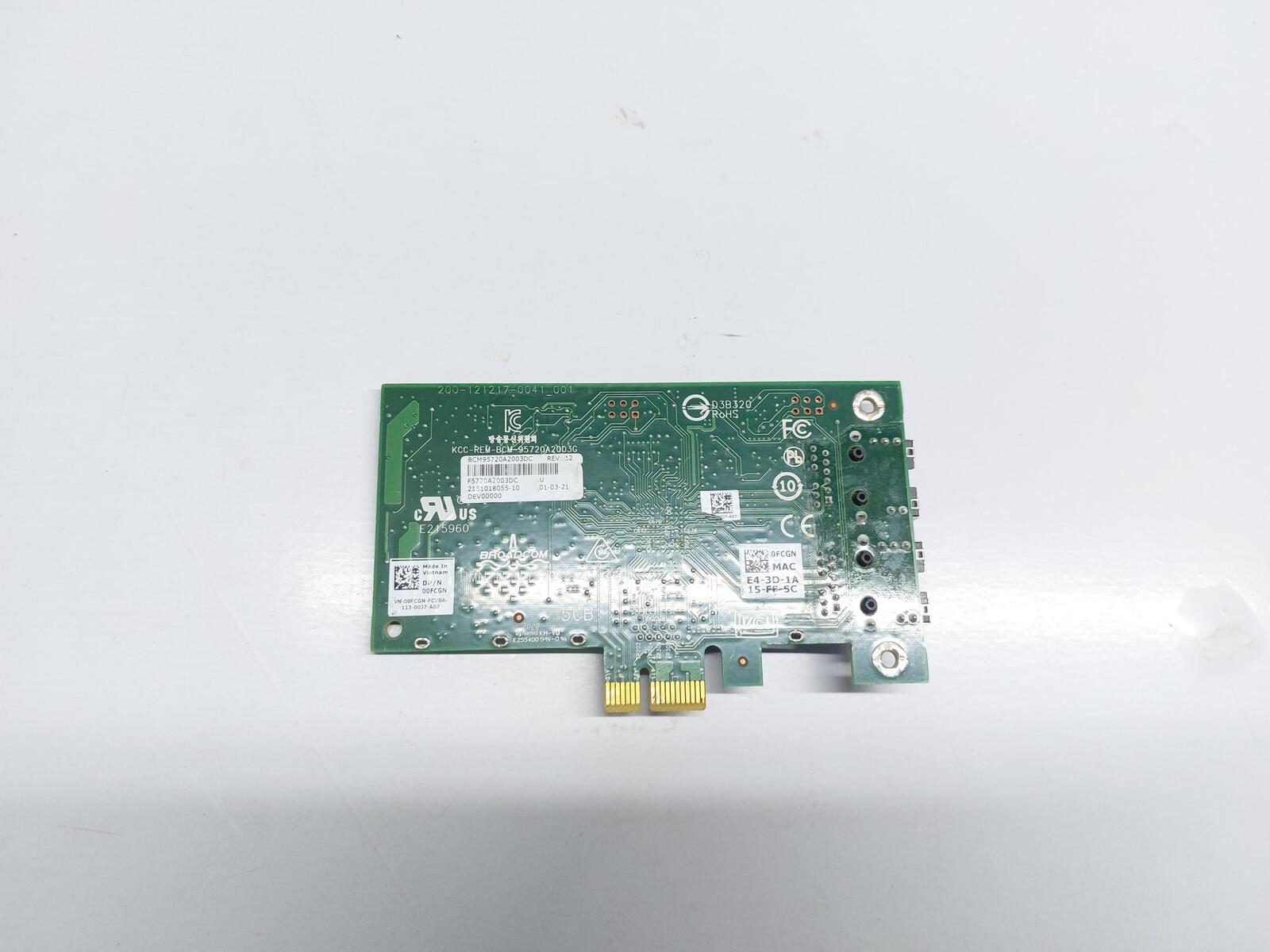 BROADCOM KCC-REM-BCM-95720A2003G PCB CARD 2151018055-10