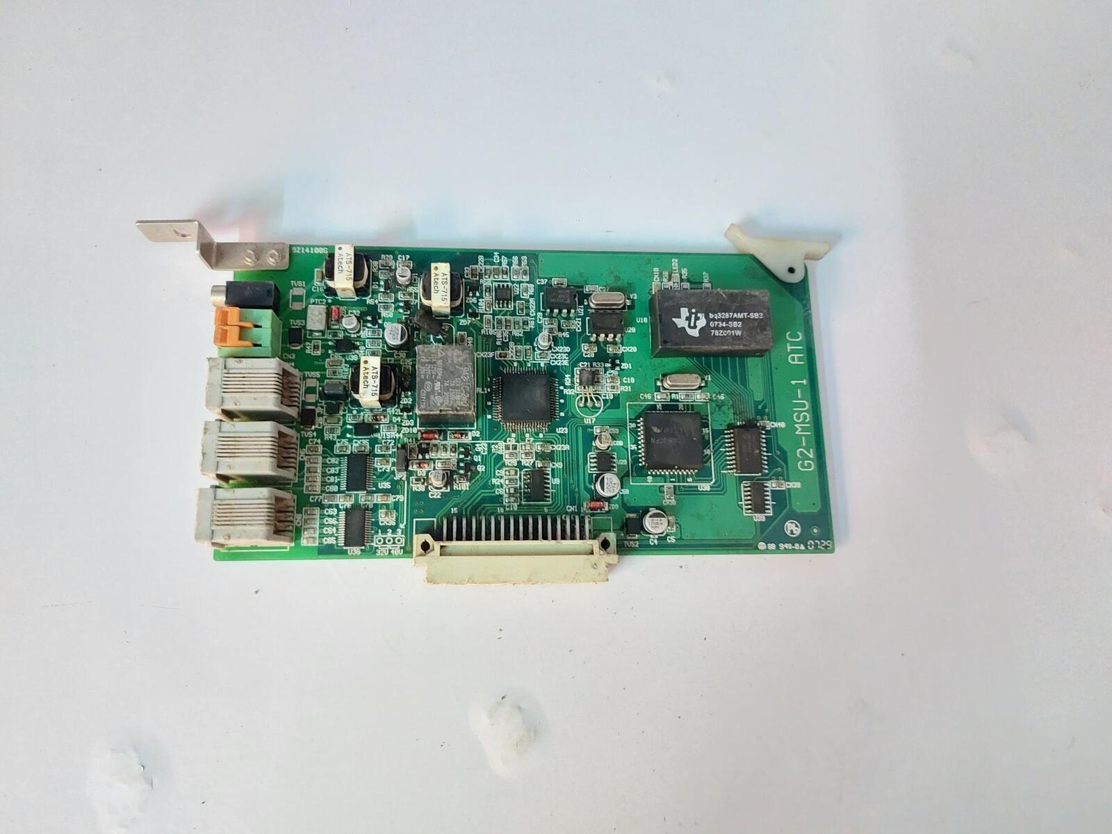 G2-MSU-1 ATC PCB CARD VER: AA01