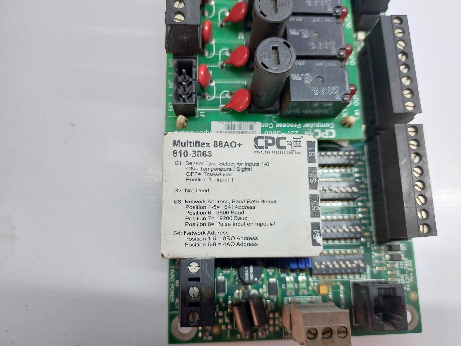 COMPUTER PROCESS CONTROL 237-3066 OUTPUT CARD MULTIFLEX 810-3063