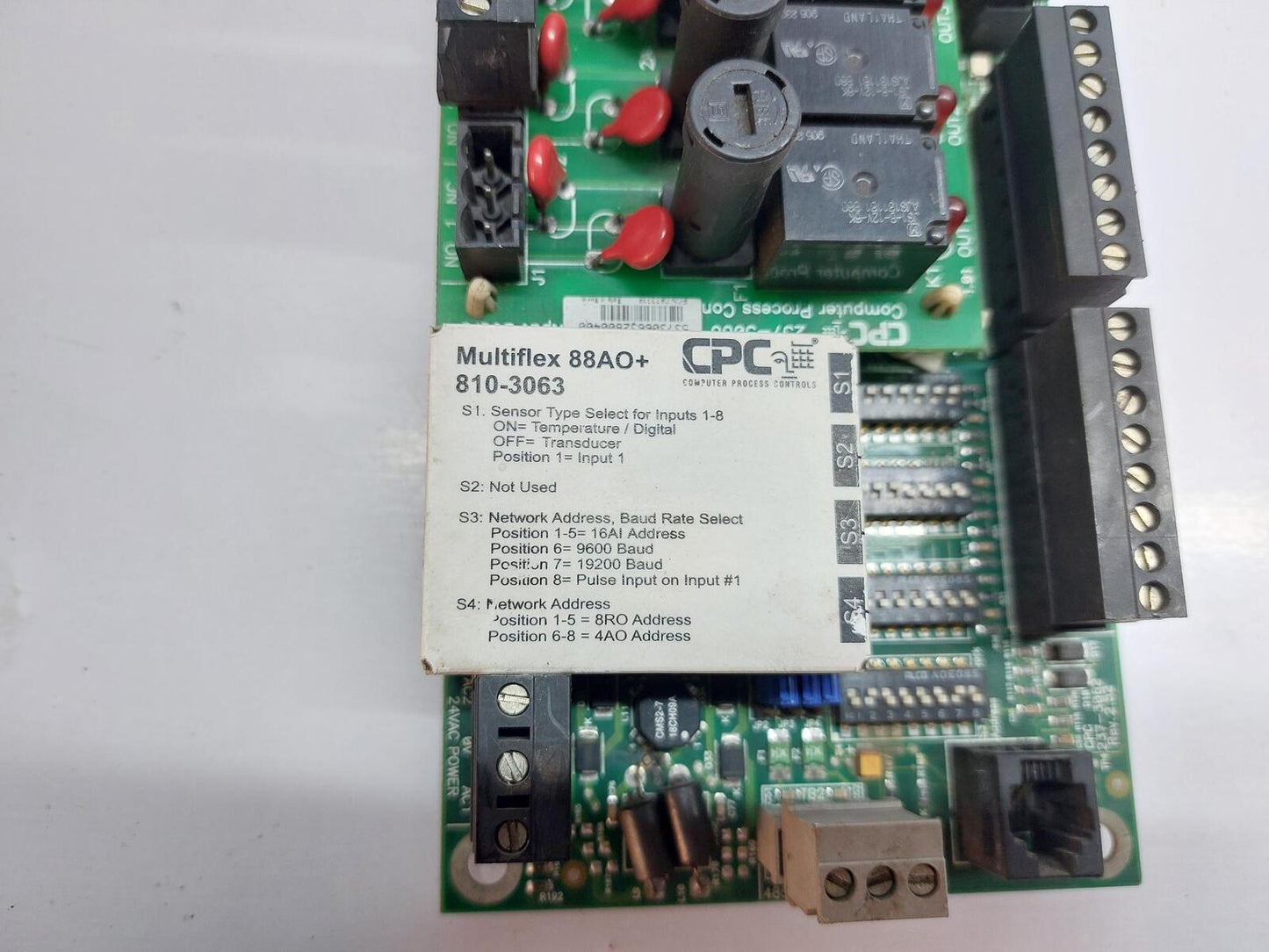 COMPUTER PROCESS CONTROL 237-3066 OUTPUT CARD MULTIFLEX 810-3063