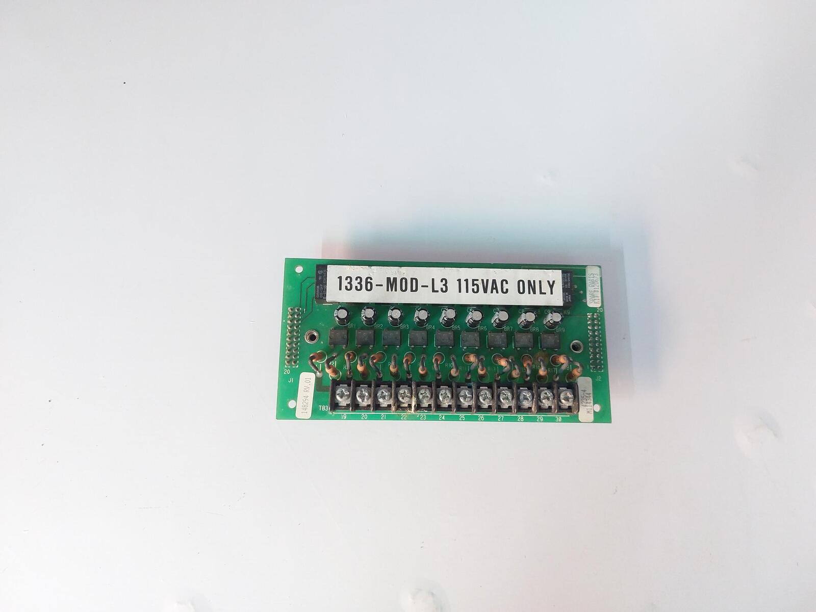 ALLEN BRADLEY 1336-M0D-L3 LOGIC BOARD 148294 RV.01