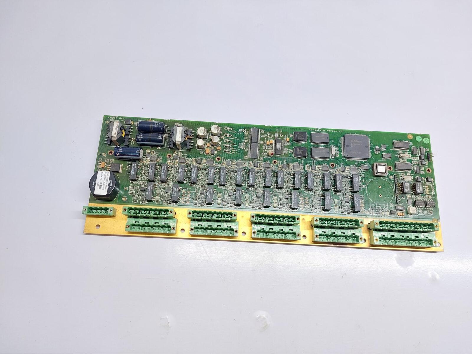 KONGSBERG NORCONTROL NA1057 RAI REMOTE ANALOG CARD 6200354 REV D7