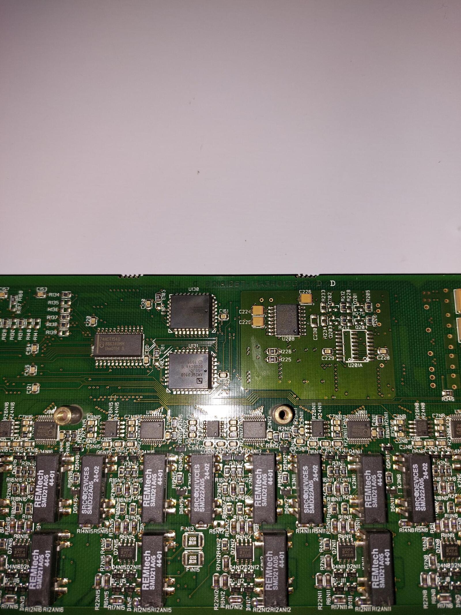 KONGSBERG NORCONTROL NA1057 RAI REMOTE ANALOG CARD 6200354 REV D7