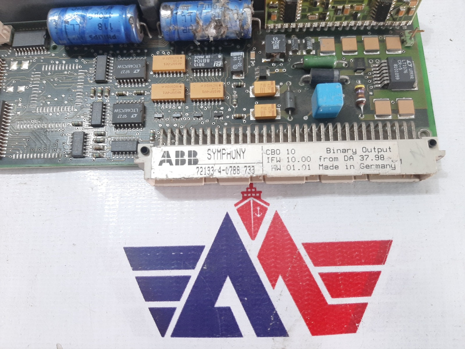 ABB SYMPHONY 72133-4-0788 733 BINARY OUTPUT MODULE CBO 10 (2)