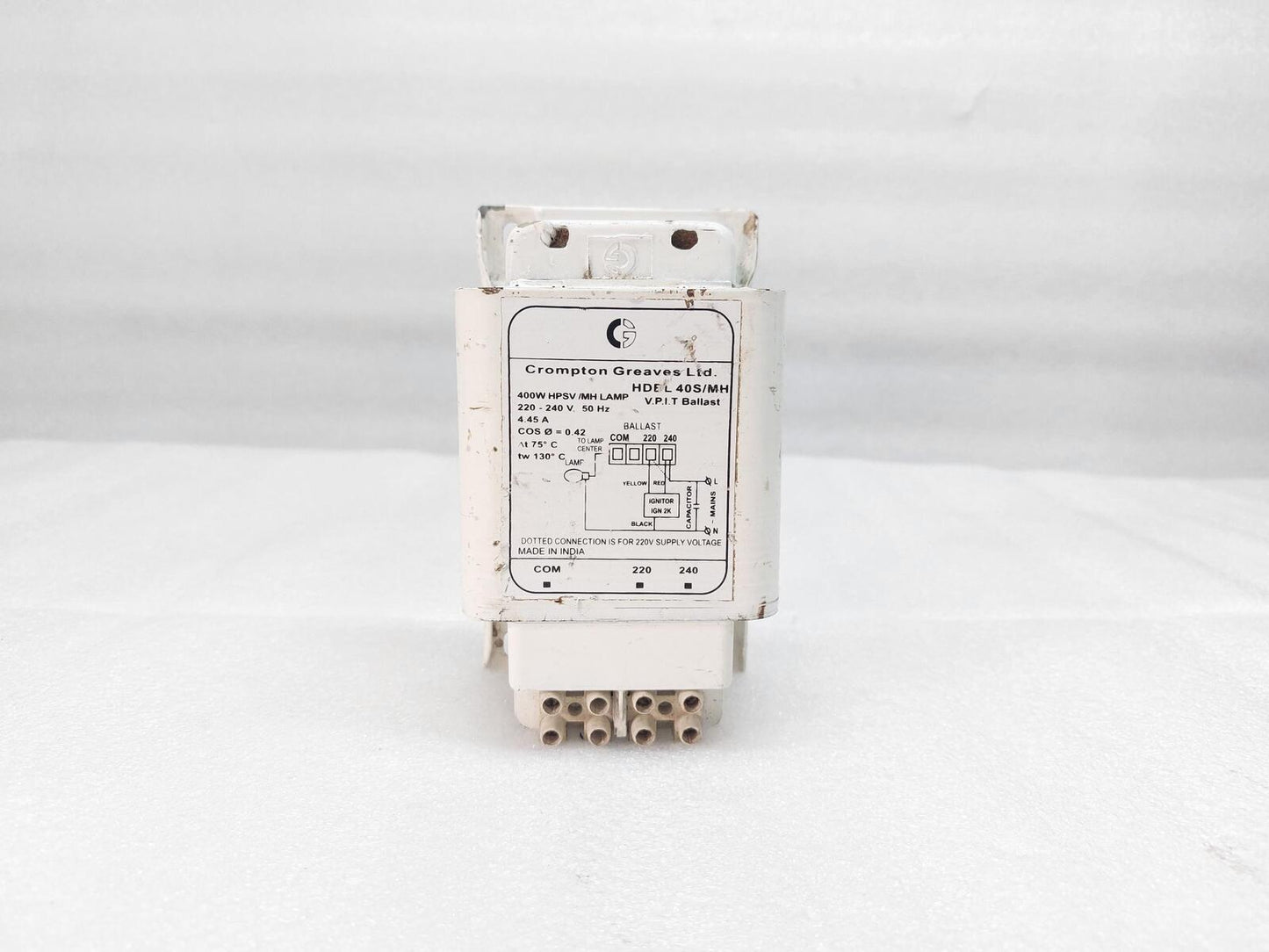 CROMPTON HDEL 40S/MH LAMP BALLAST