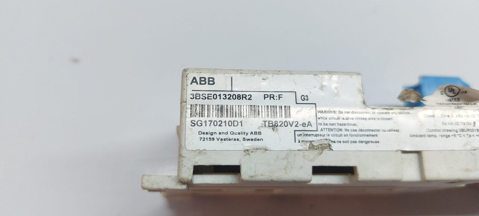 ABB TB820-2V2 INPUT/OUTPUT MODULE 3BSE013209R1