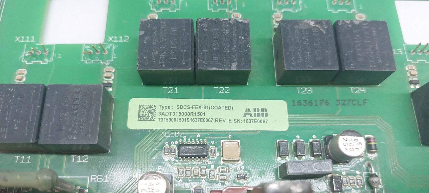 ABB SDCS-FEX-81 PCB CARD 3ADT315000R1501