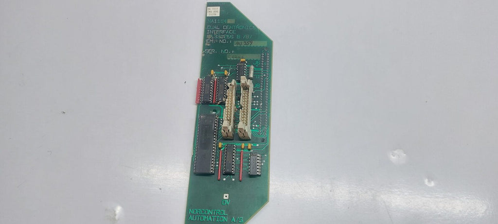 NORCONTROL AUTOMATION NA1114 DUAL CENTRONICS INTERFACE HA 331256 B/B