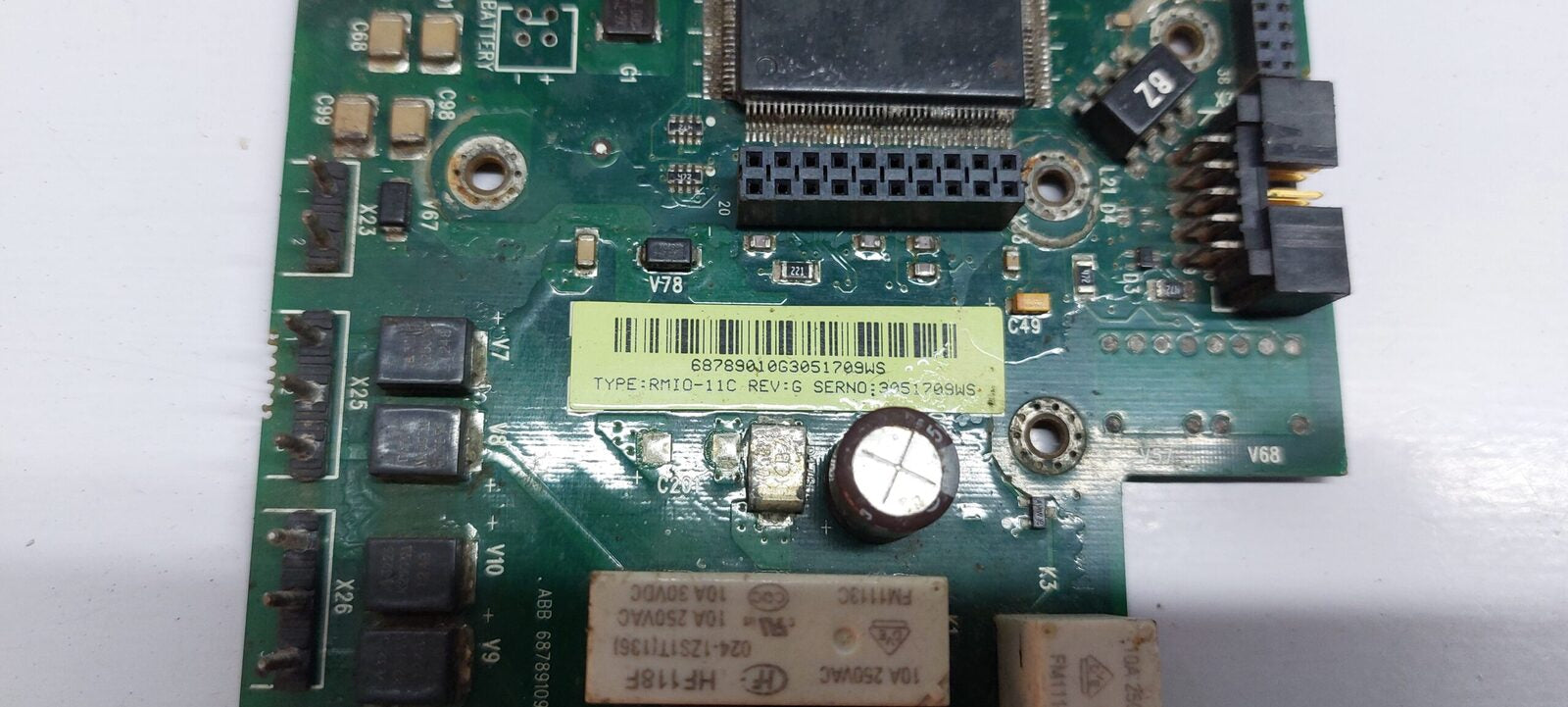 ABB RMIO-11C CONTROL BOARD 68789010G3051709WS