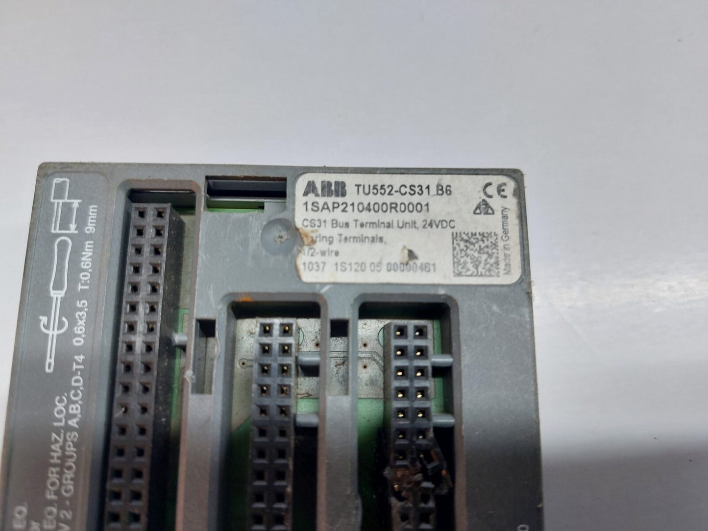 ABB TU552-CS31 B6 CS31 BUS TERMINAL UNIT 24VDC