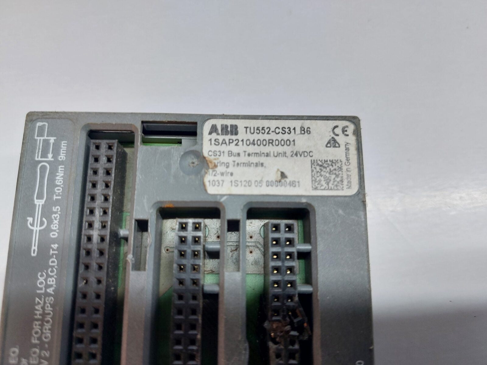 ABB TU552-CS31 B6 CS31 BUS TERMINAL UNIT 24VDC