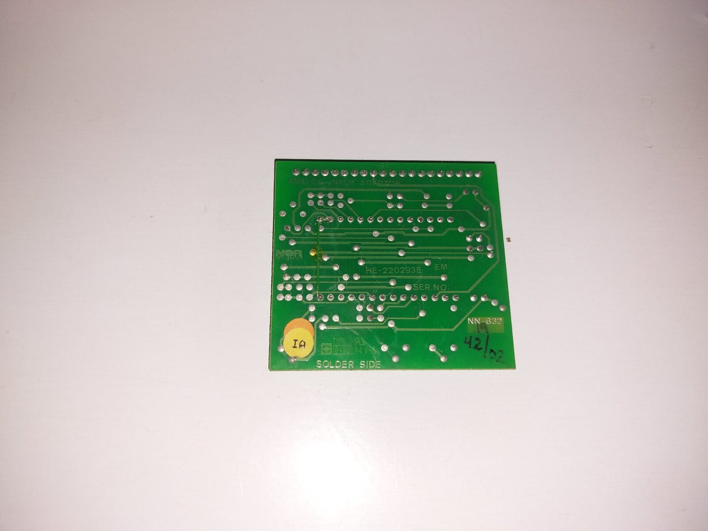 NORCONTROL NN-832.19 ANALOG INPUT ADAPTOR CARD