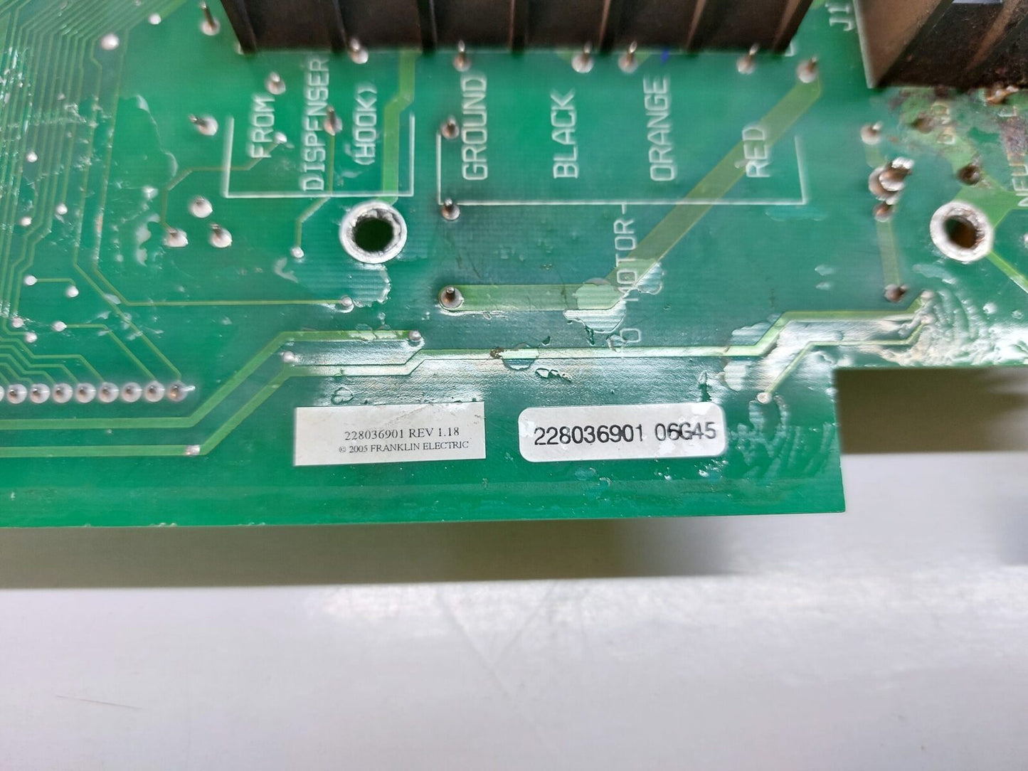 FRANKLIN FUELING SYSTEMS 228032101 PCB CARD REV. 2