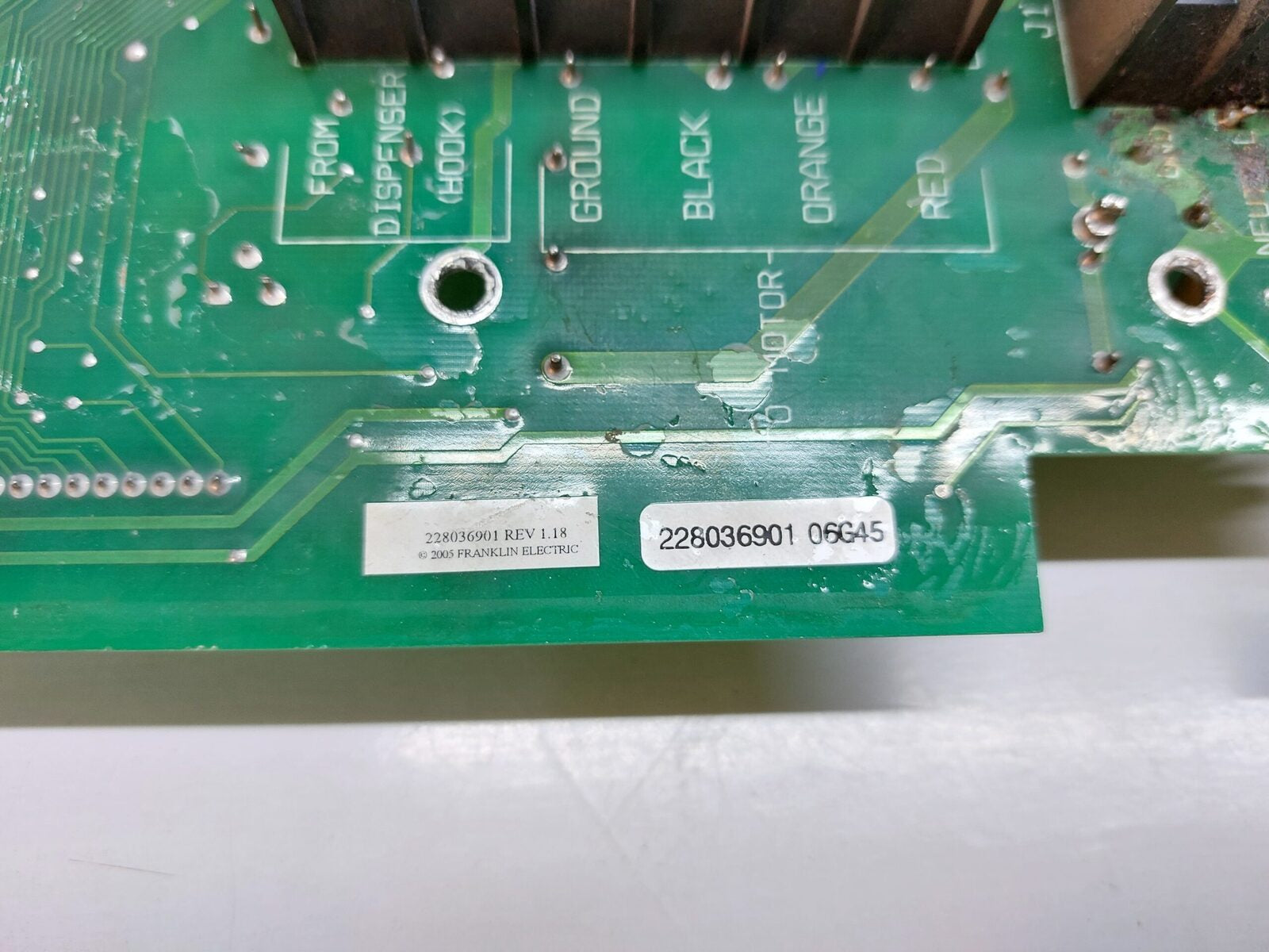 FRANKLIN FUELING SYSTEMS 228032101 PCB CARD REV. 2