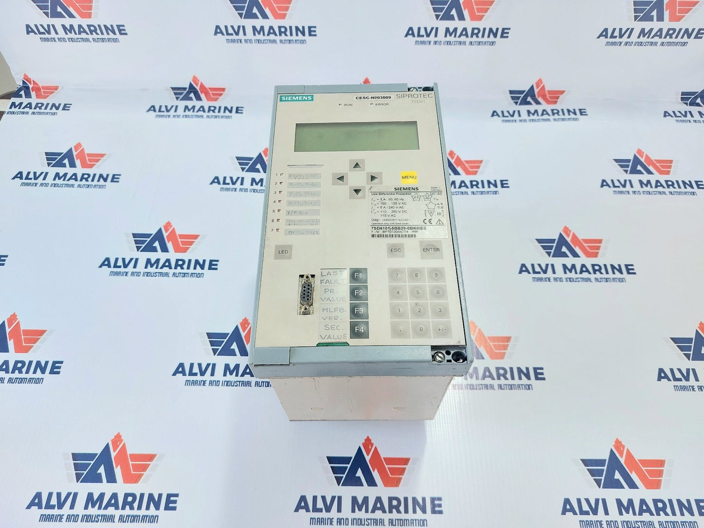 SIEMENS SIPROTEC 7SD6101-5BB29-0BK0/EE LINE DIFFERENTIAL PROTECTION RELAY 7SD61