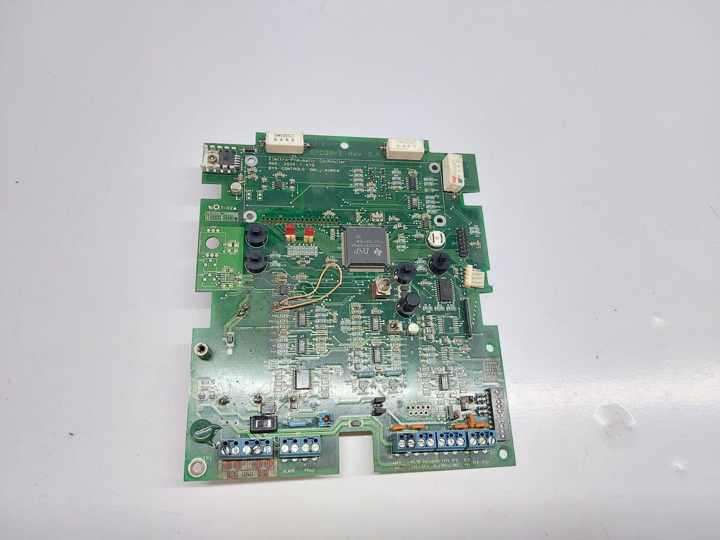 BYS CONTROLS EPCON-1 ELECTRO-PNEUMATIC CONTROLLER BOARD REV.2.9