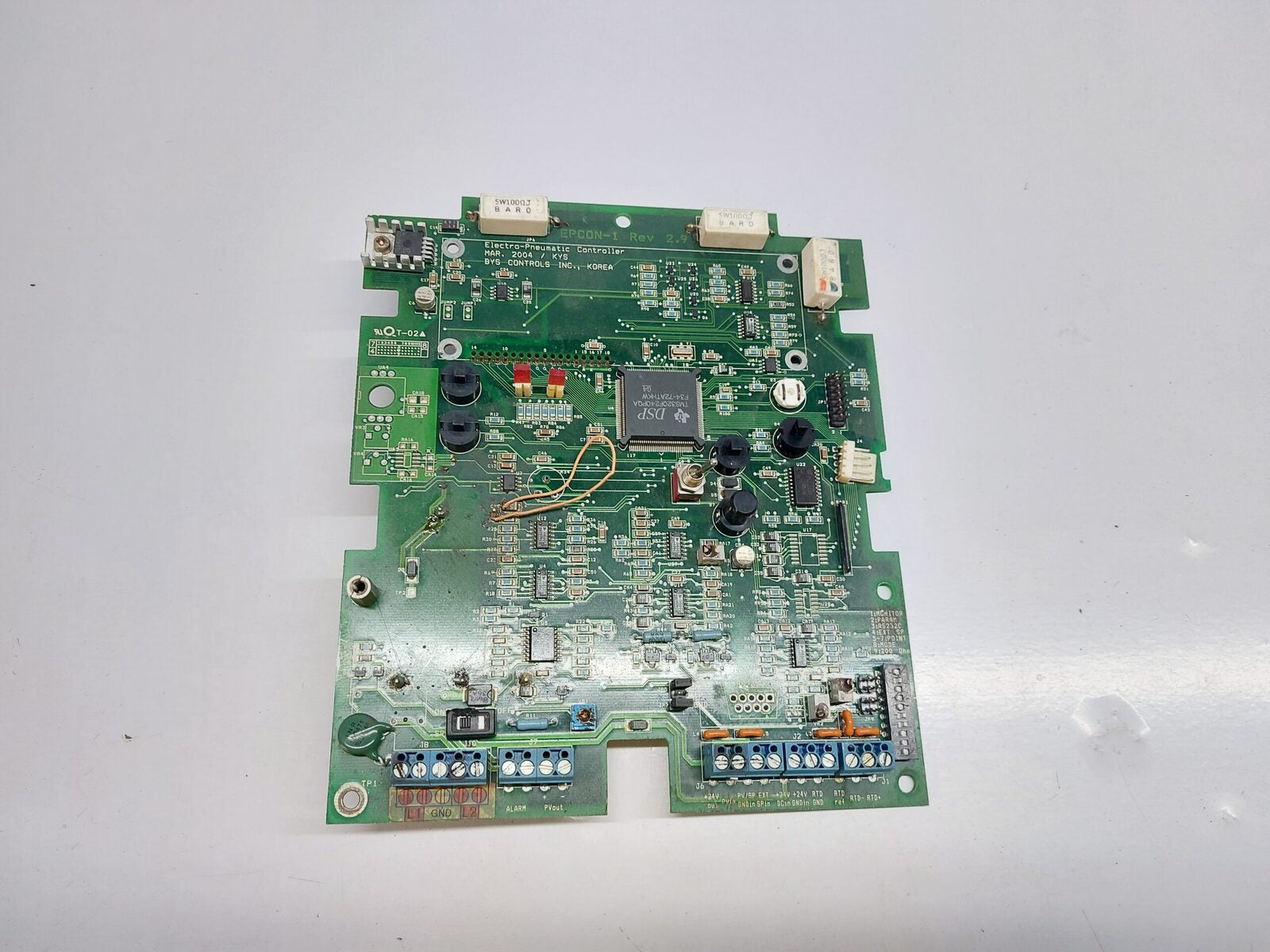 BYS CONTROLS EPCON-1 ELECTRO-PNEUMATIC CONTROLLER BOARD REV.2.9
