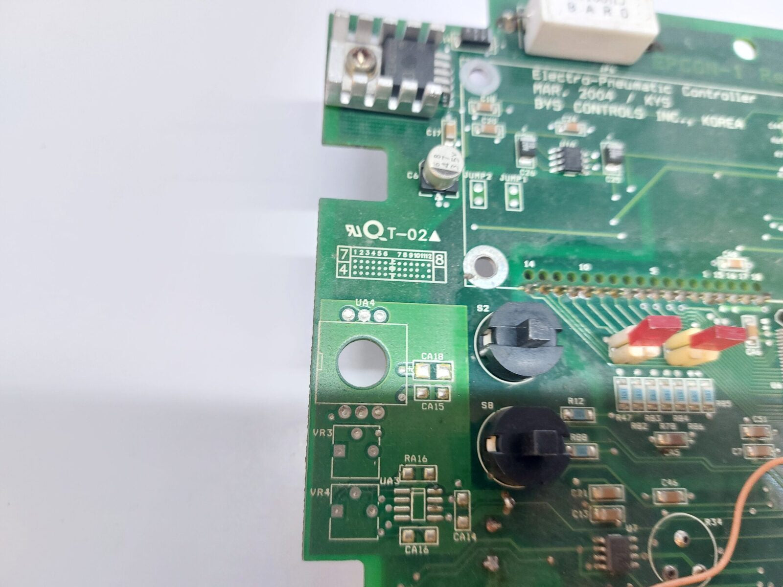 BYS CONTROLS EPCON-1 ELECTRO-PNEUMATIC CONTROLLER BOARD REV.2.9