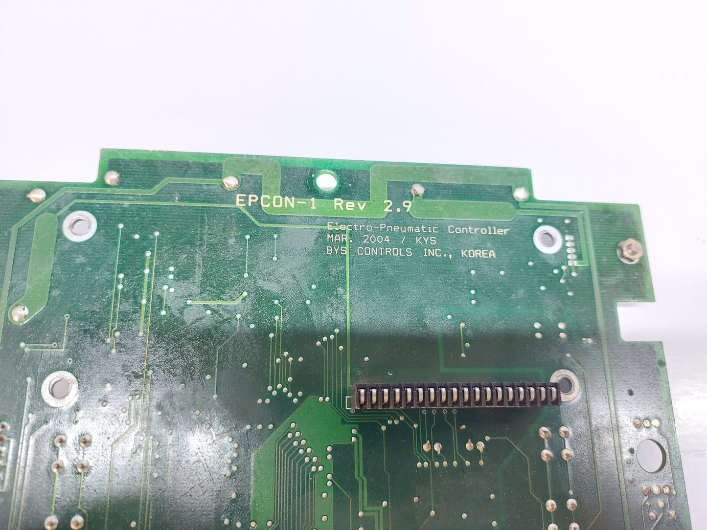 BYS CONTROLS EPCON-1 ELECTRO-PNEUMATIC CONTROLLER BOARD REV.2.9